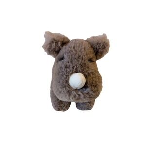 Jellycat Retired Diddle Rhino Mini Plush Palm Size Rhinoceros Stuffed Animal